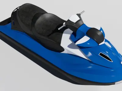 JetSki 01 Maya Arnold 3D model