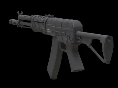 AEK 971 Low Poly Low-poly 3D model