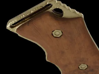 hunting knife Free low-poly 3D model order