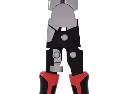 wire plier 3D model