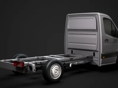 Freightliner Sprinter Chassis Single Cab L2 RWD 2020 3D model
