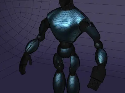 Robot 3d model 3D model purchase
