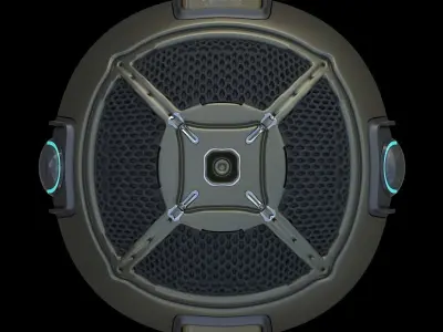 Sc- Fi Drone Free 3D model