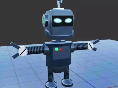 ROBOT 3D model cartoon 3D model