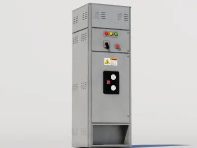 Electrical Box 11 Low-poly 3D model