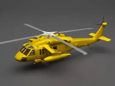 Helicopter 3D model 12