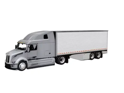 Peterbilt 579 Truck Modern Aerodynamic Heavy Duty Semi Truck 3D model