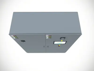 Factory Control Panel Low-poly 3D model