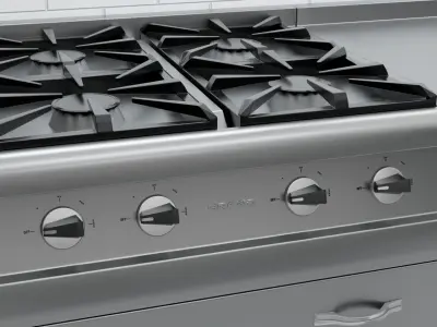 Industrial Kitchen 3D model buy