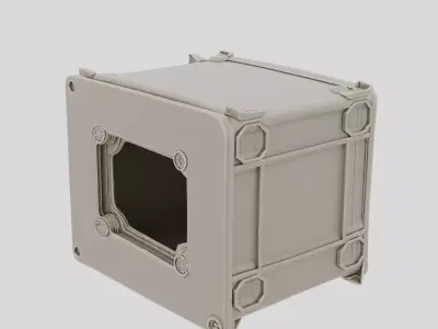 Industrial Electrical Junction Box for 3D print 3D model purchase