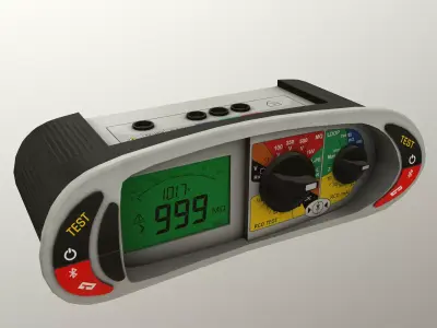 Megger MFT1735 Multifunction Tester Low Poly Low-poly 3D model