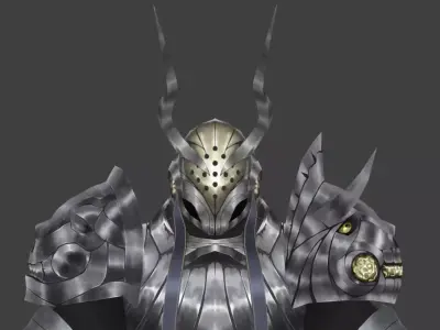  knight Low-poly 3D model