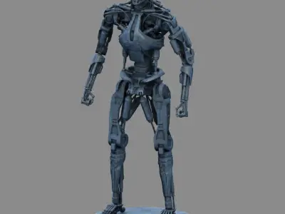 T-800 Terminator High Detal 3D print model