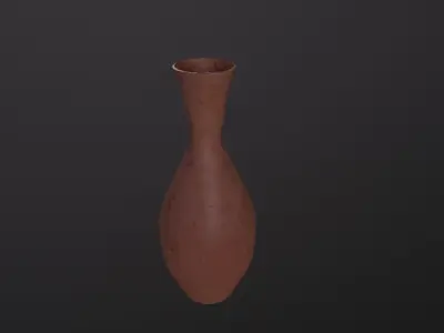 Old Clay Pots 3D Model Low-poly 3D model