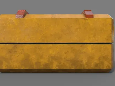 SciFi Crate Low-poly 3D model buy