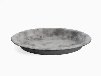 Metal Plate 01  Low-poly 3D model