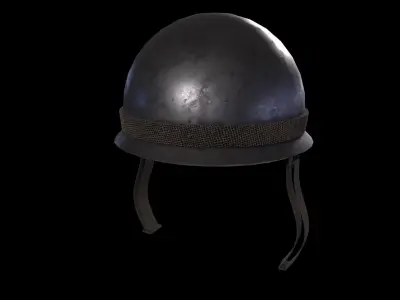 2WW2Trailer Empty PBR Low-poly 3D model Low-poly 3D model
