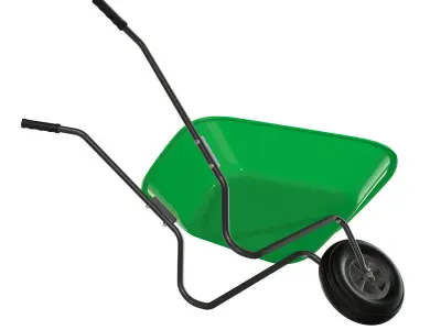 Wheelbarrow 02 3D model