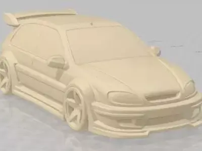 Citroen Saxo Tuning Printable Car 3D print model