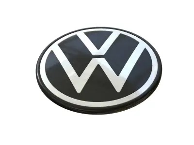 Volkswagen Logo 3D model V2
