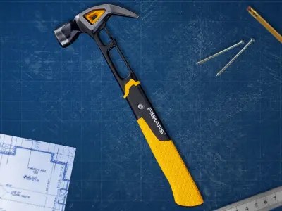 Hammer Fiberglass PBR Low-poly 3D model