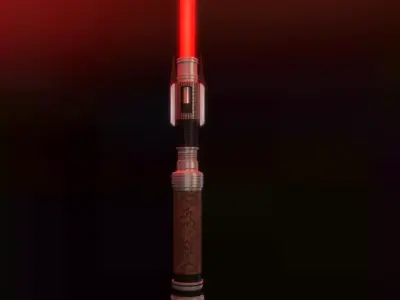 LightSaber Star Wars 3D model