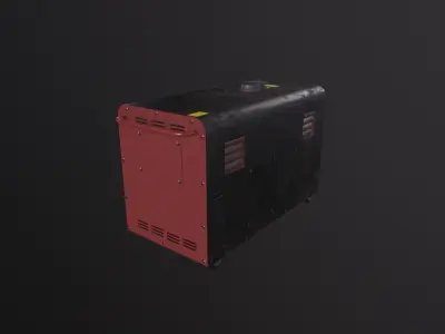 Generator 3D Model Low-poly 3D model