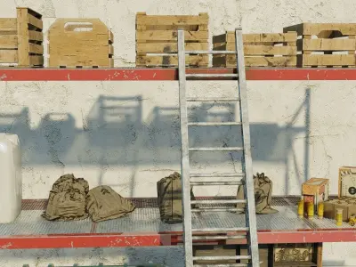 Game Environments Low-poly 3D model