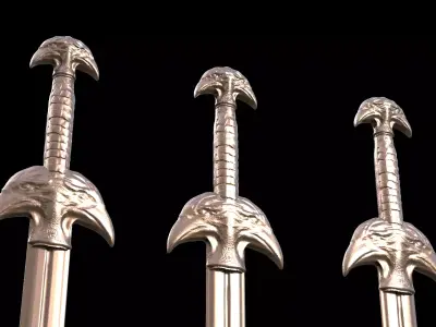 Thagner sword great sword  3D model