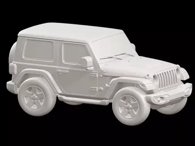 Jeep Wrangler 3D Model 3D print model