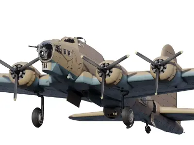 Boeing b-17 flying fortress 3D model order