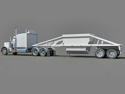 Bottom Dump Truck 3D model