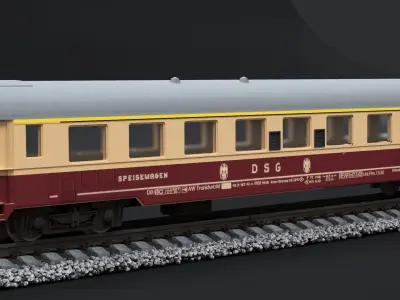 DB DSG SPIEWAGEN COACH KE-GPR-R-63 2023 3D model