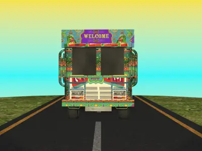 All types of Indian Trucks 3D Model Pack