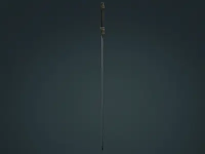 Viking Sword C - Fantasy Weapon Low-poly 3D model