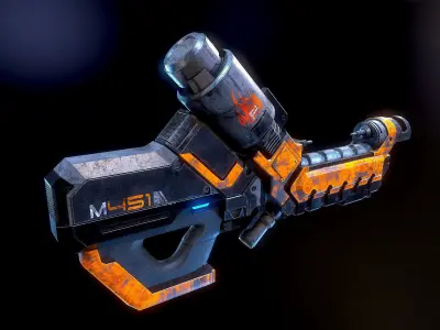 M451Firestorm Mass Effect 3D model