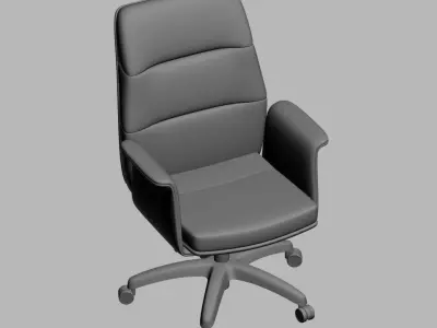 office chair 12 3D model