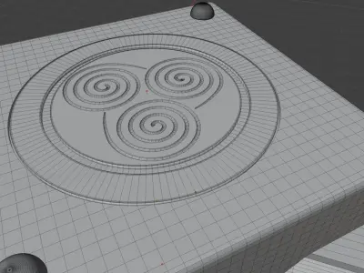 Aang Stick  Avatar The Last Airbender Low-poly 3D model