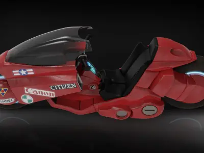 Akira - Kaneda motorcycle 3D model