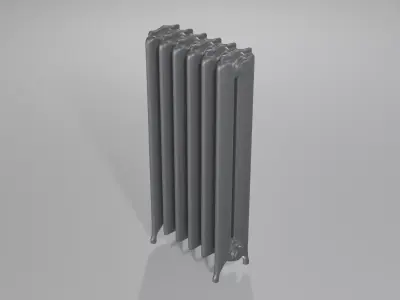 Epoca Cast Iron Radiator 2C6 3D model