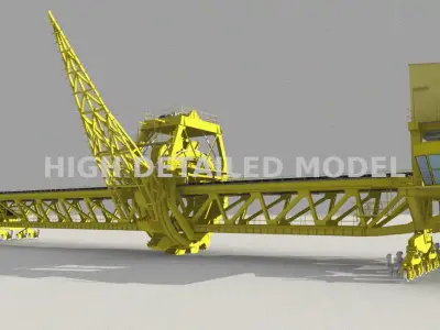 Mining equipment 3D model