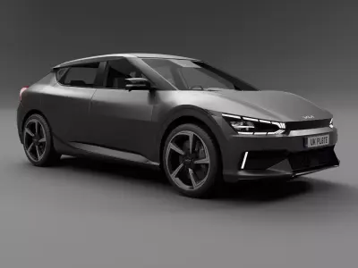 Kia Ev6 Gt Free low-poly 3D model