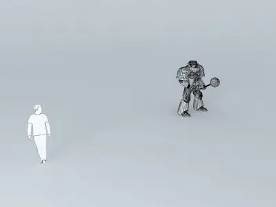 pink space marine Free 3D model