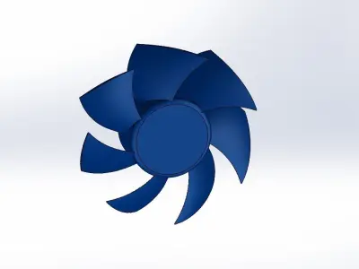 Fan for PC or Battery 3D model