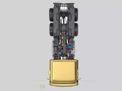 3d printable  Cab old truck F2000 for chassis  TRX6  3D print model