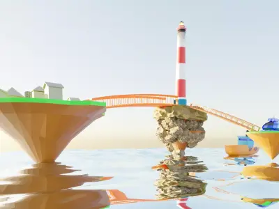 island 3D model