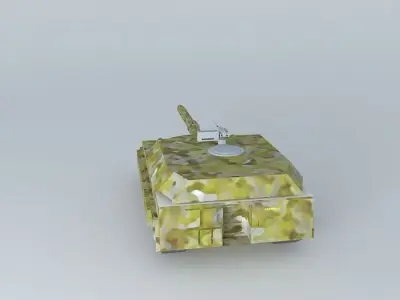 Experienced tank T-11 Free 3D model