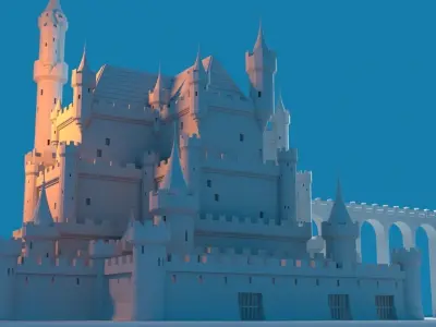 Castle Generator 01 3D model