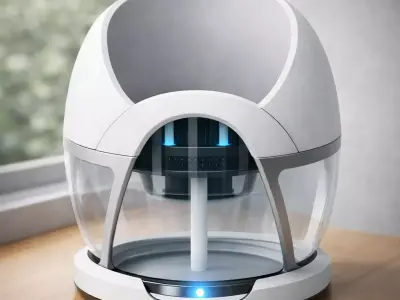 Aetheris  Futuristic Desktop Bio Purifier 3D print model