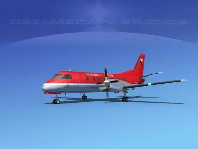 SAAB SF340 Northwest 3D model